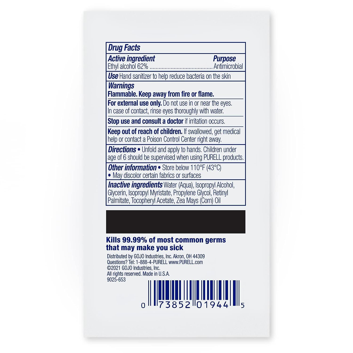 PURELL Cottony Soft Hand Sanitizing Wipes – 1000 Individually Wrapped, Bulk Shipper (9026-1M)