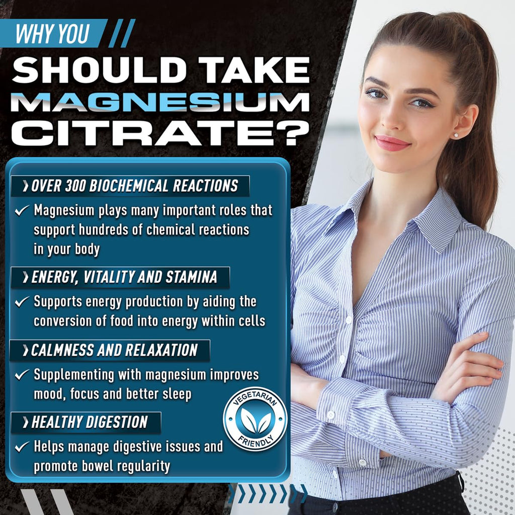 Magnesium Citrate Gummies – Cherry (90 Gummies) | Sleep, Calm & Digestive Support | Gluten-Free & Vegan