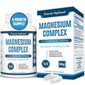 Purely Optimal Magnesium Complex — 6 Forms (Glycinate, Citrate & Malate) | Sleep, Stress & Muscle Support | 120 Caps