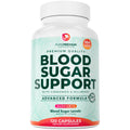 PurePremium Normal Blood Sugar Support Supplement - 120ct with 20 Active Ingredients including Cinnamon, Bitter Melon, Chromium & Mulberry