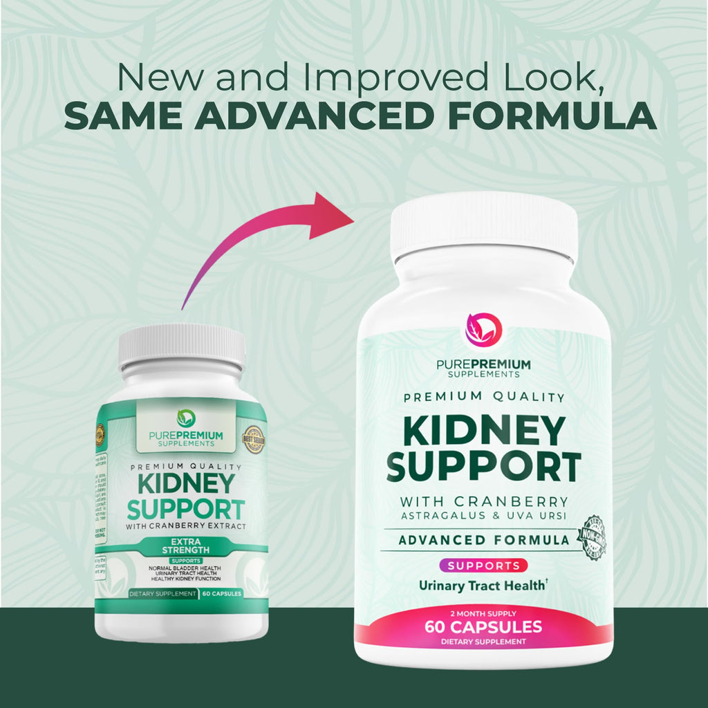 PurePremium Kidney Support – Cranberry & Astragalus (21-in-1)