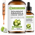 Purever Soursop Graviola Liquid Drop – Cell Support & Regeneration, Immune & Gut Health, Sugar/Gluten Free, 2 fl oz
