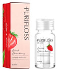 PURIFLOSS Expanding Woven Dental Floss - PFAS/PTFE Free, Strawberry