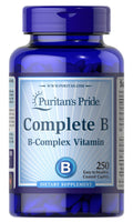 Puritan's Pride Complete B (Vitamin B Complex) – 8 B Vitamins, Sodium-Free