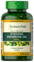 Puritans Pride Evening Primrose Oil 1000 mg with GLA - 120 Count