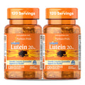 Puritan's Pride Lutigold Lutein 20mg with Zeaxanthin – Eye Health Support, 8-Month 2-Pack (240 Softgels)