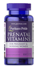 Puritan's Pride Prenatal Vitamins - 100 Caplets | Iron, Folic Acid & More