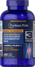 Puritan's Pride Glucosamine, Chondroitin & MSM – 3 Per Day Formula