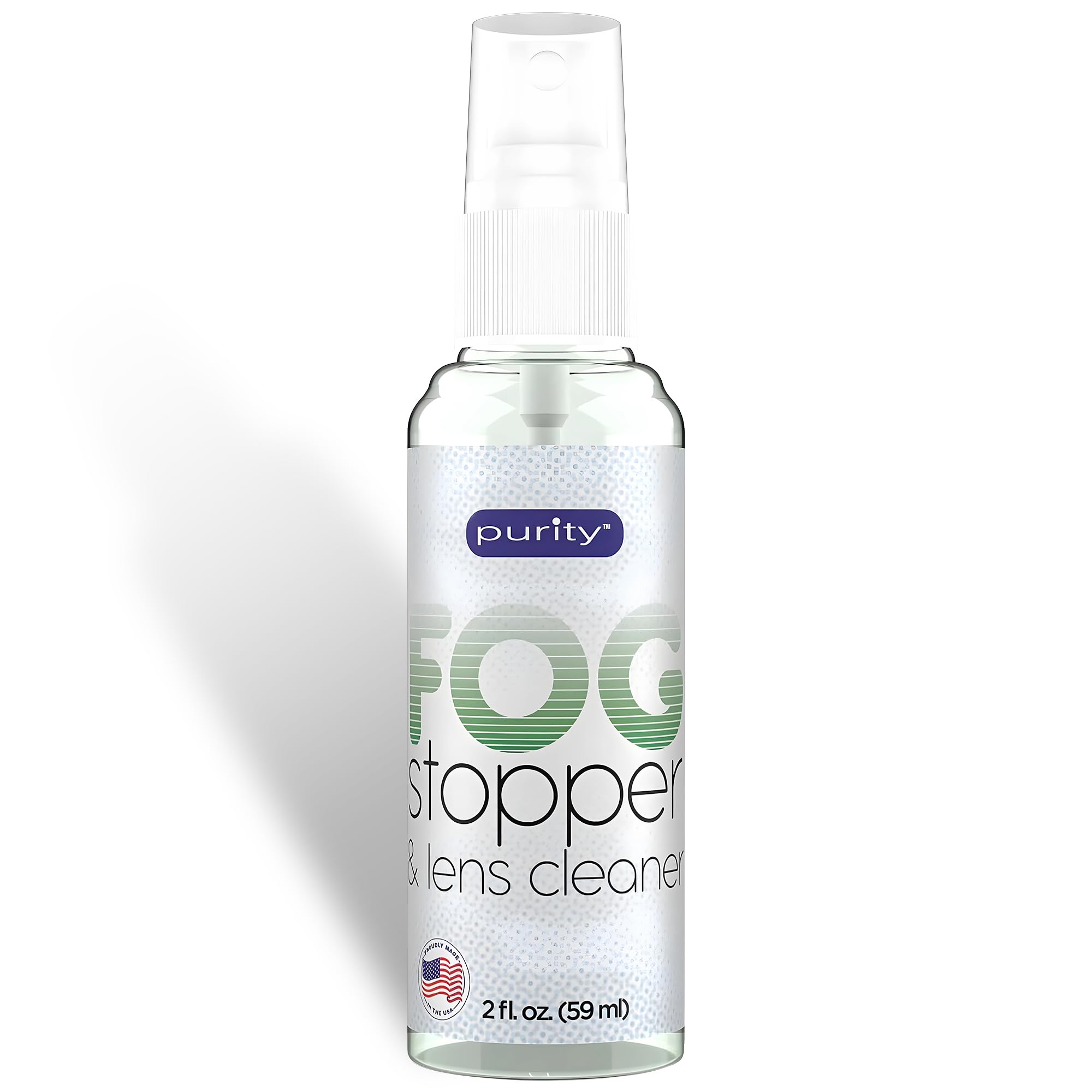 Purity Fog Stopper & Lens Cleaner Spray - Anti Fog for Glasses (2oz)