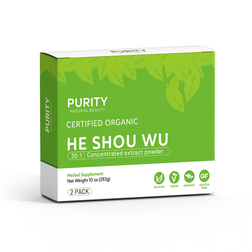 Purity Natural Beauty Organic He Shou Wu 5oz | 30:1 Fo-ti Extract