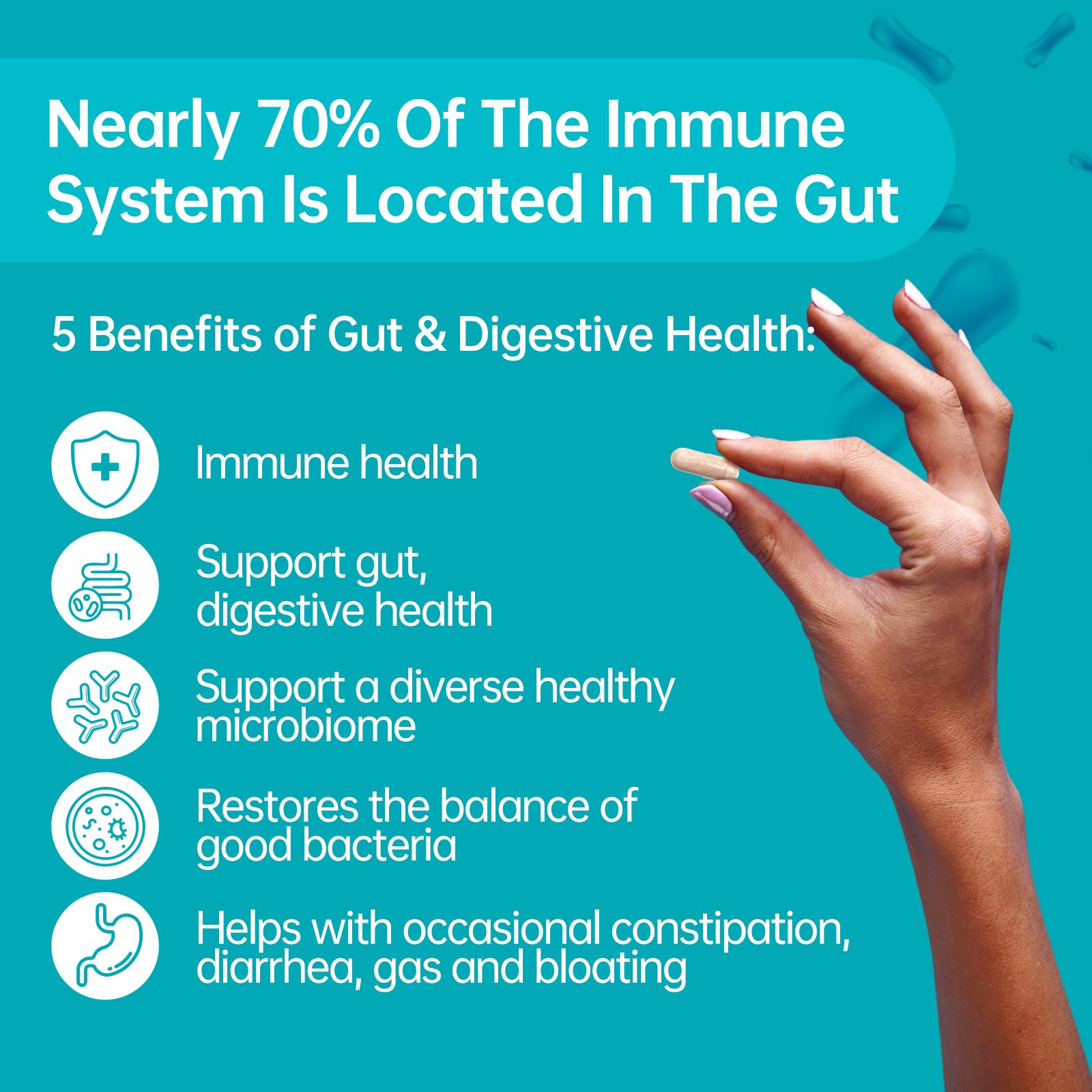 Purmeo Probiotics for IBS & Bloating – Lab4 20B CFU, 60-Day Supply
