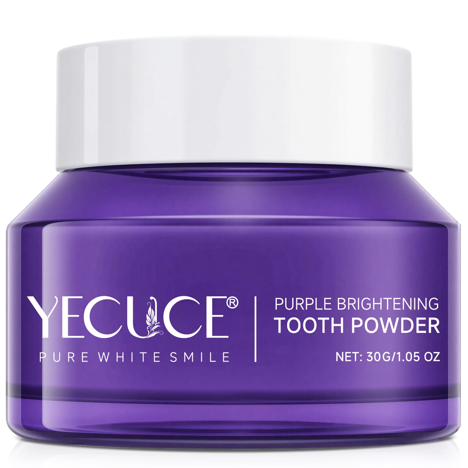 Purple Teeth Whitening Powder 30g - Removes Stains & Mint Fresh Breath