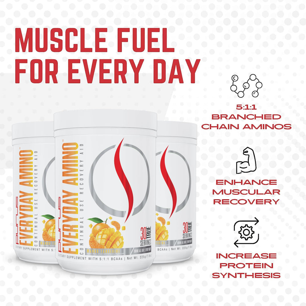 Purus Labs Everyday Amino BCAA Powder - Fresh Mango Tangerine