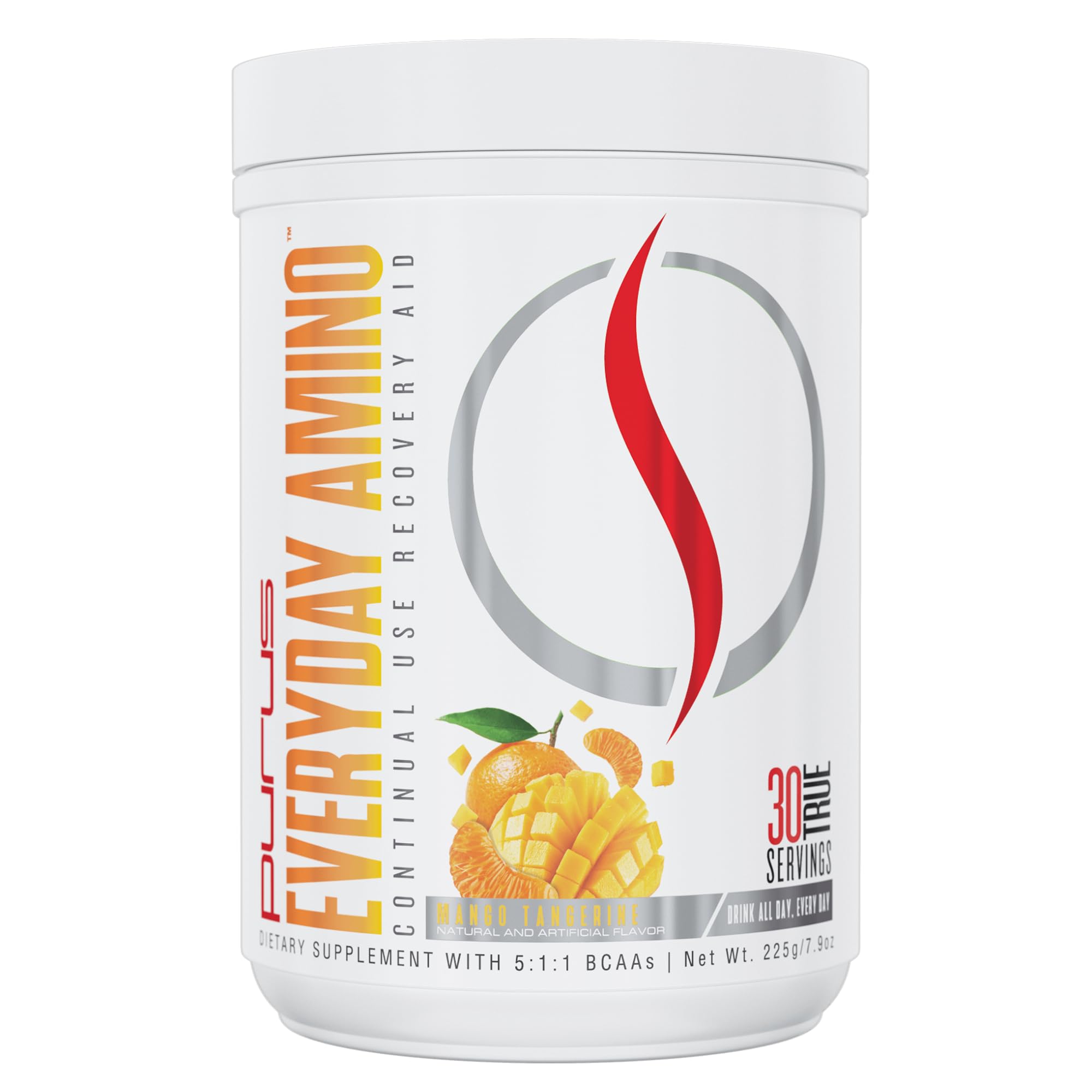 Purus Labs Everyday Amino BCAA Powder - Fresh Mango Tangerine