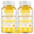Putaojun Creatine Monohydrate with D3 & B12 - Sugar-Free Collagen & Creatine Gummies 120 Count