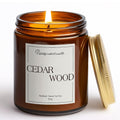 Putart Cedar Wood Soy Candles – Natural, Non-Toxic, Long-Lasting 9oz Jar Candle