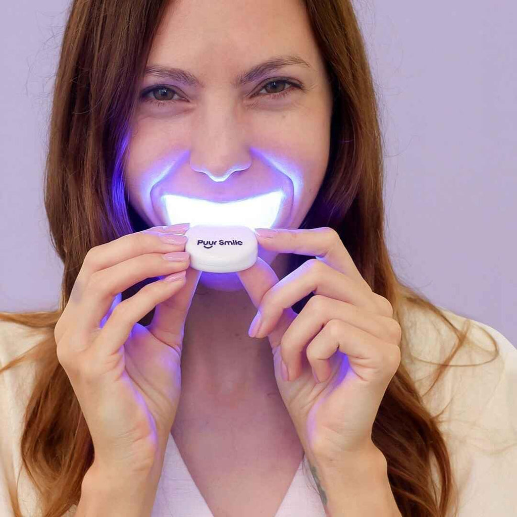 Puur Smile Teeth Whitening Kit with LED Light for Sensitive Teeth