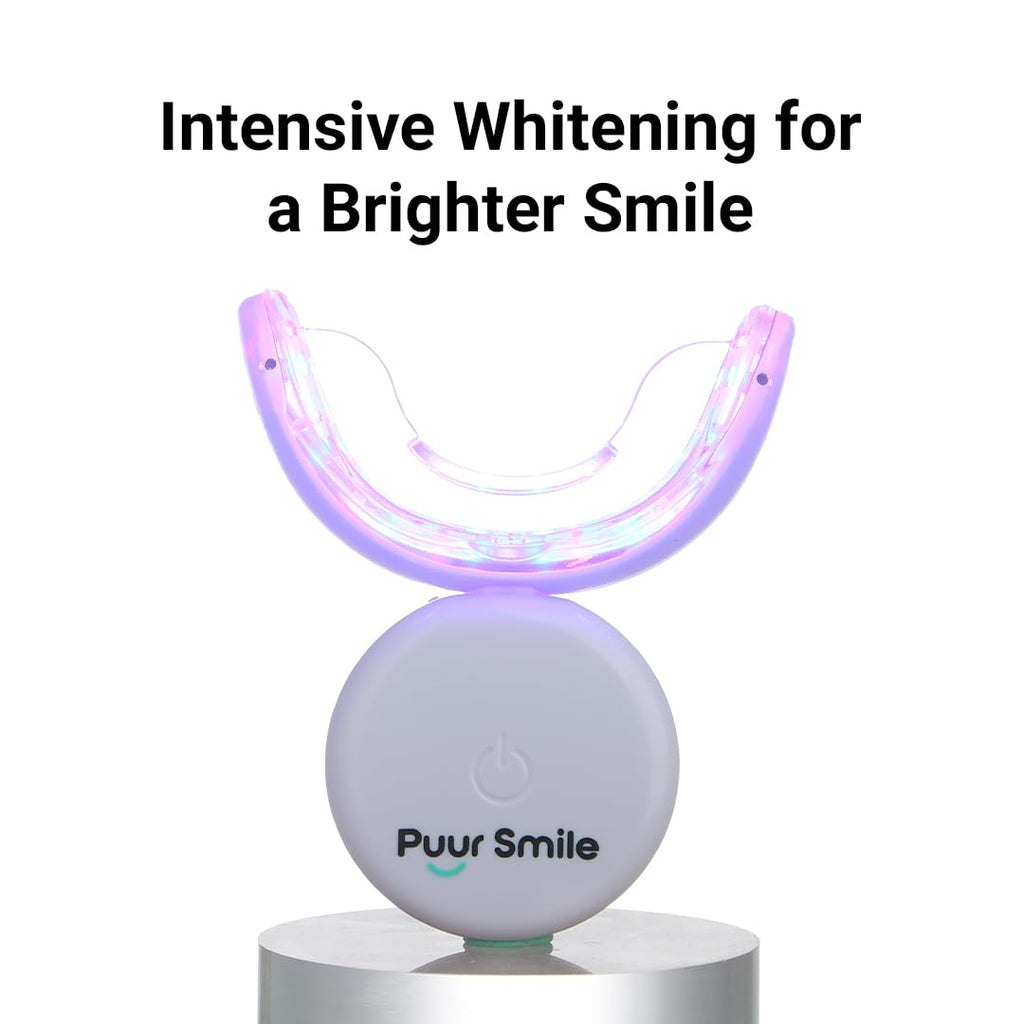Puur Smile Teeth Whitening Kit with LED Light for Sensitive Teeth