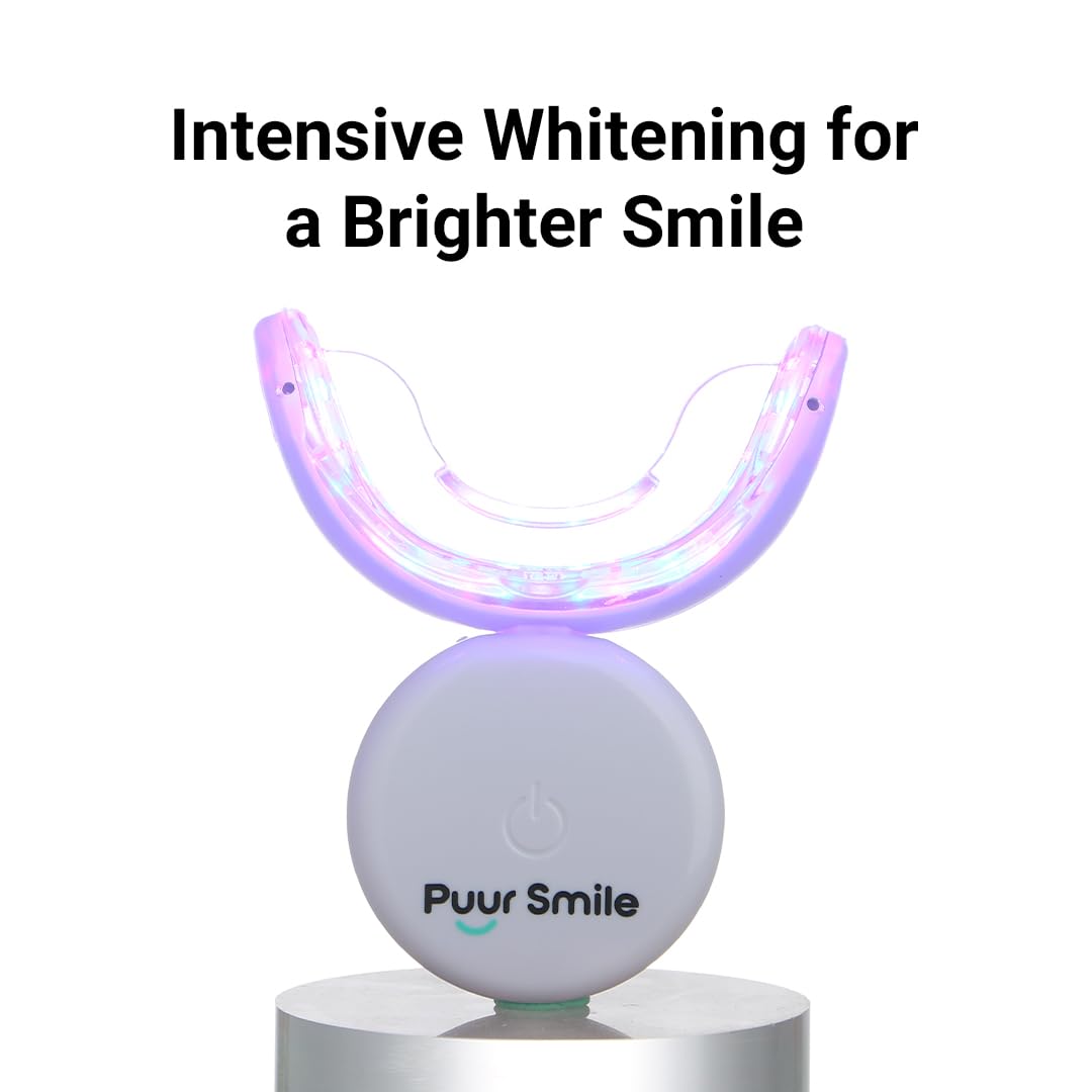 Puur Smile Teeth Whitening Kit with LED Light for Sensitive Teeth