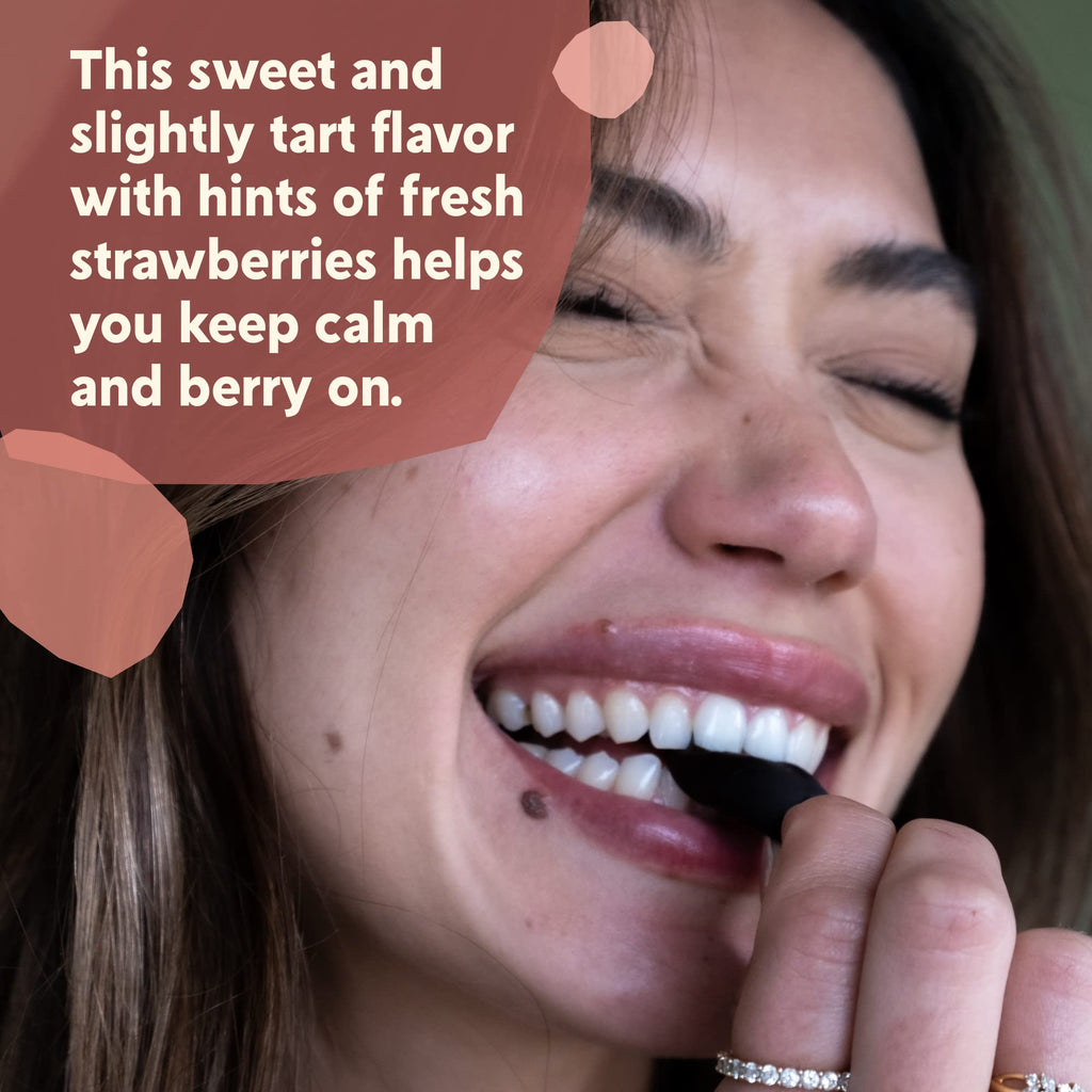 PYM Berry Mood Chews – 60 Count | 130mg GABA, 90mg L-Theanine | Vegan, Non-GMO, Gluten-Free | Made in USA