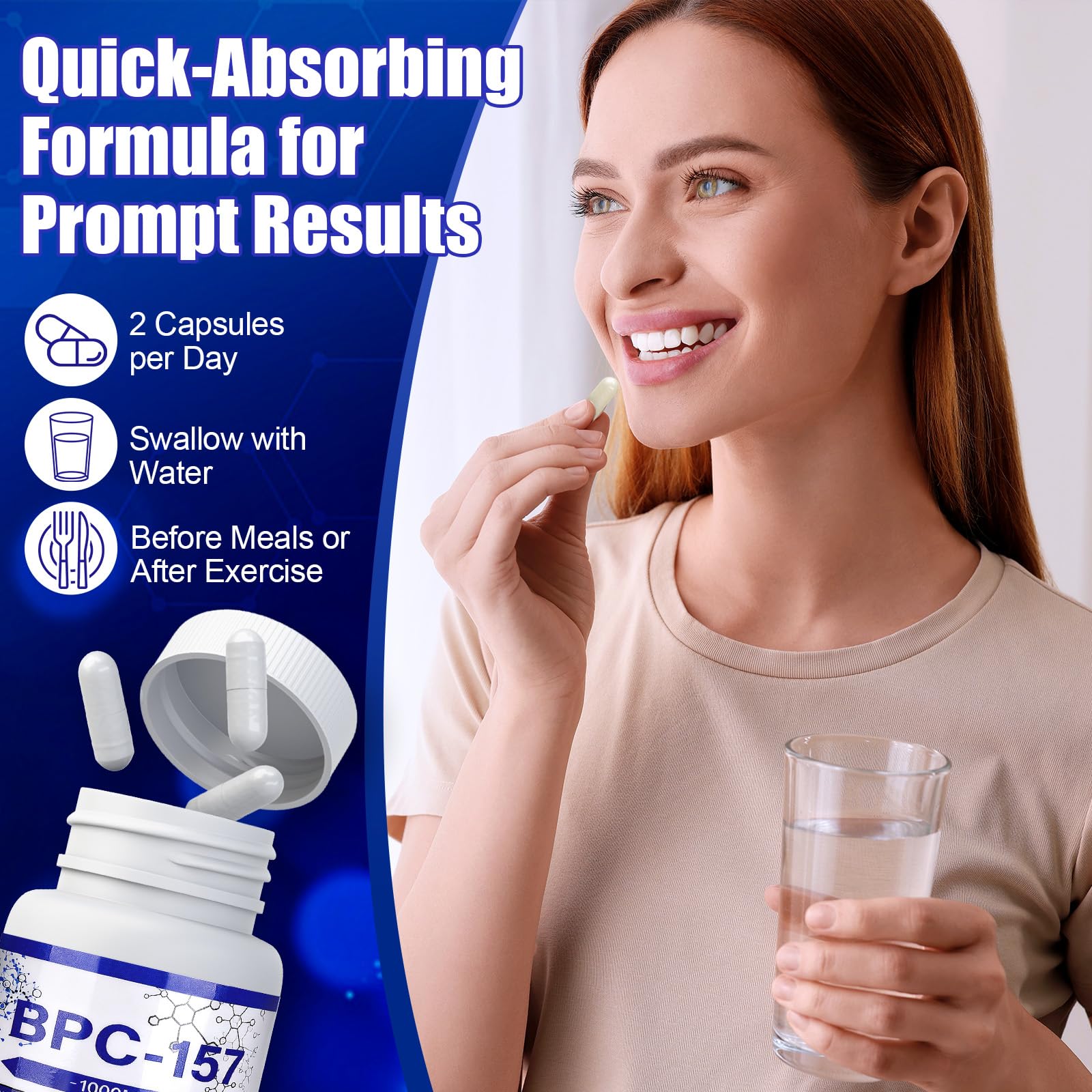 Qaihiei 157 Capsule Supplement – 60 Count, 1000 mg | Gluten Free & Non-GMO