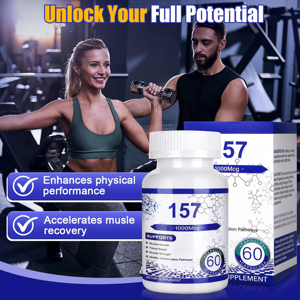 Qaihiei 157 Capsule Supplement – 60 Count, 1000 mg | Gluten Free & Non-GMO