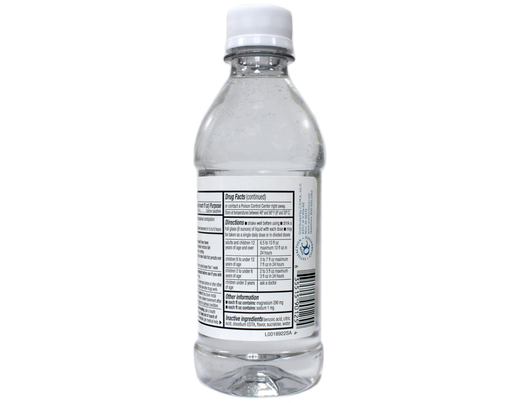 QC Quality Choice Magnesium Citrate Oral Solution – Saline Laxative for Occasional Constipation, Lemon Flavor, 10 Fl Oz