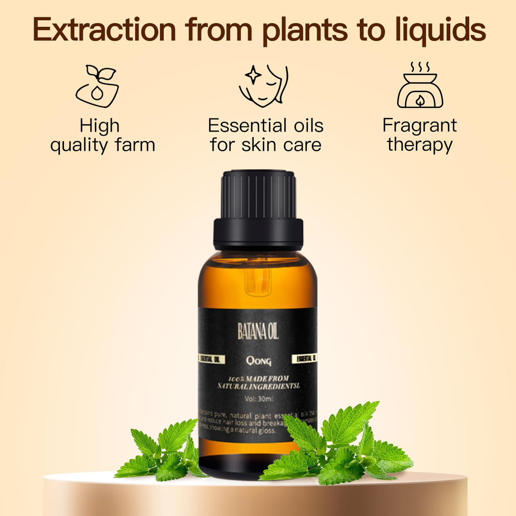 QONG Batana Oil Blend – Hair Growth & Sleep Essential Oil, Scalp Care | 30ml