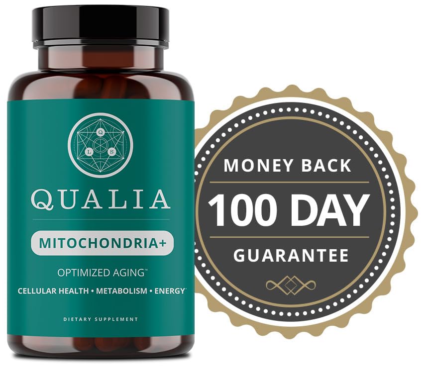 Qualia Mitochondria+ NAD+ Boosters for Cellular Energy & Aging | 160 Ct