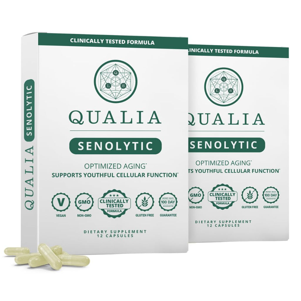 Qualia Senolytic Supplement | Fisetin, Quercetin & More | Aging Support | QUALIA LIFE SCIENCES