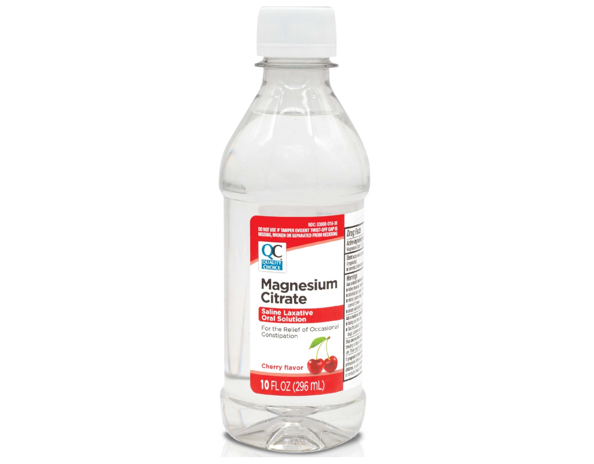 Quality Choice Magnesium Citrate 10oz Cherry – Saline Laxative