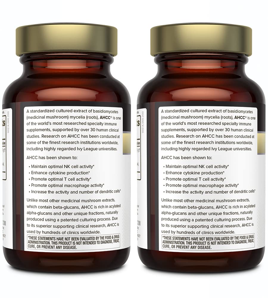 Quality of Life Premium Kinoko Gold AHCC Supplement - Pack of 2