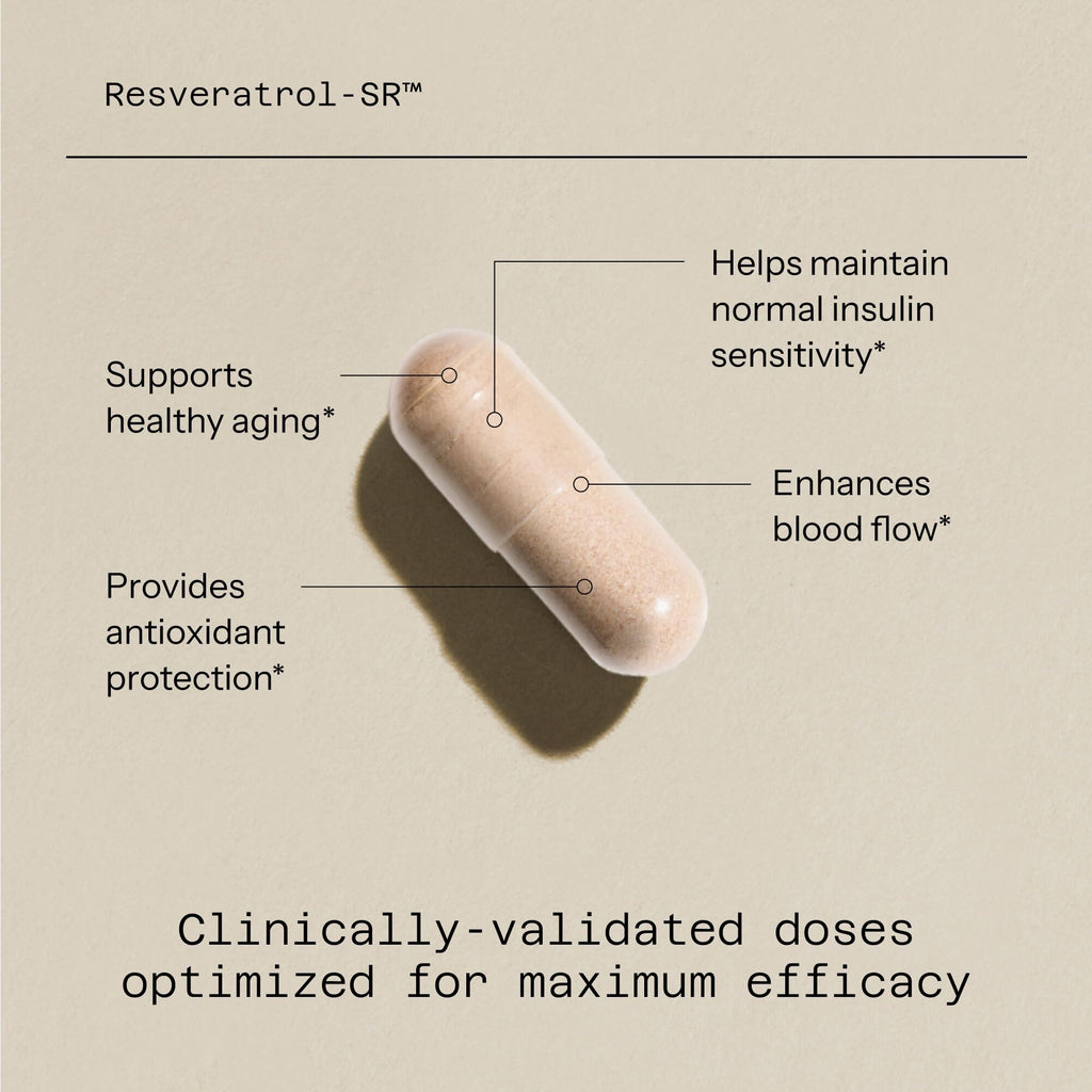 Quality of Life Resveratrol-SR | MicroActive Anti-Aging Resveratrol 30 Vegicaps