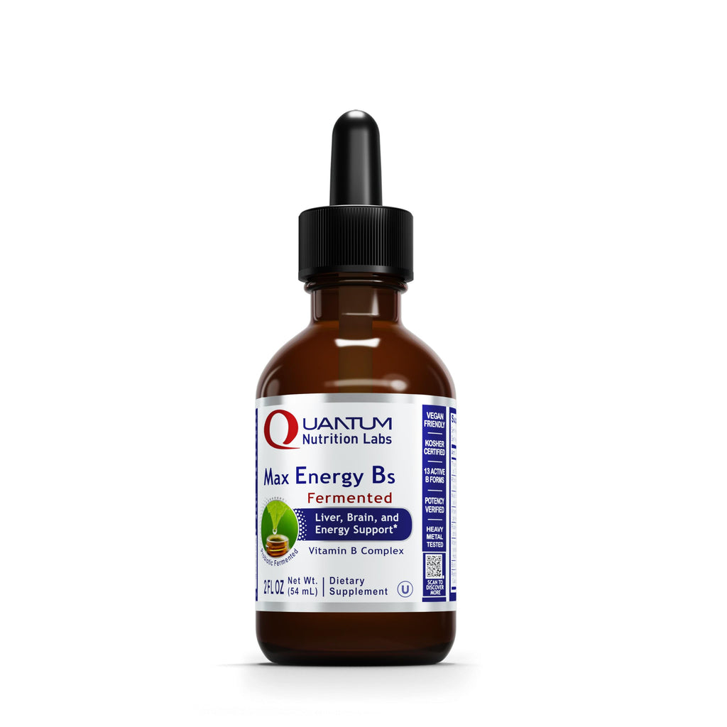 Quantum Nutrition Labs Max Energy B – Liquid Vitamin B Complex (2 Fl Oz)