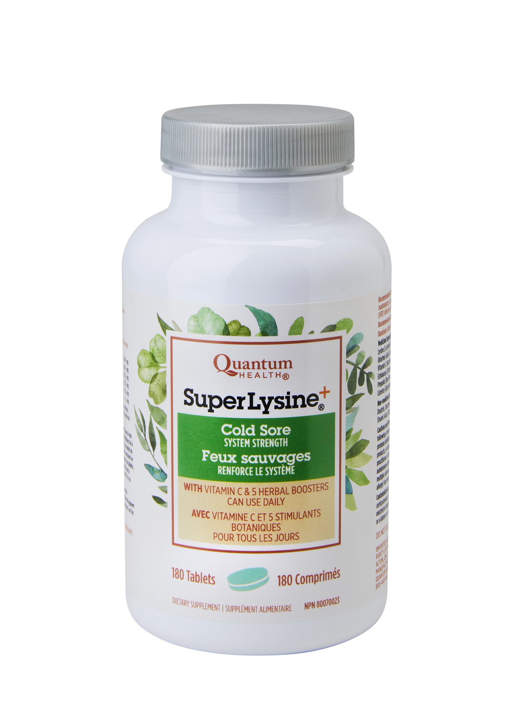Quantum Super Lysine 180 Count – Immune Support & Lysine Supplement