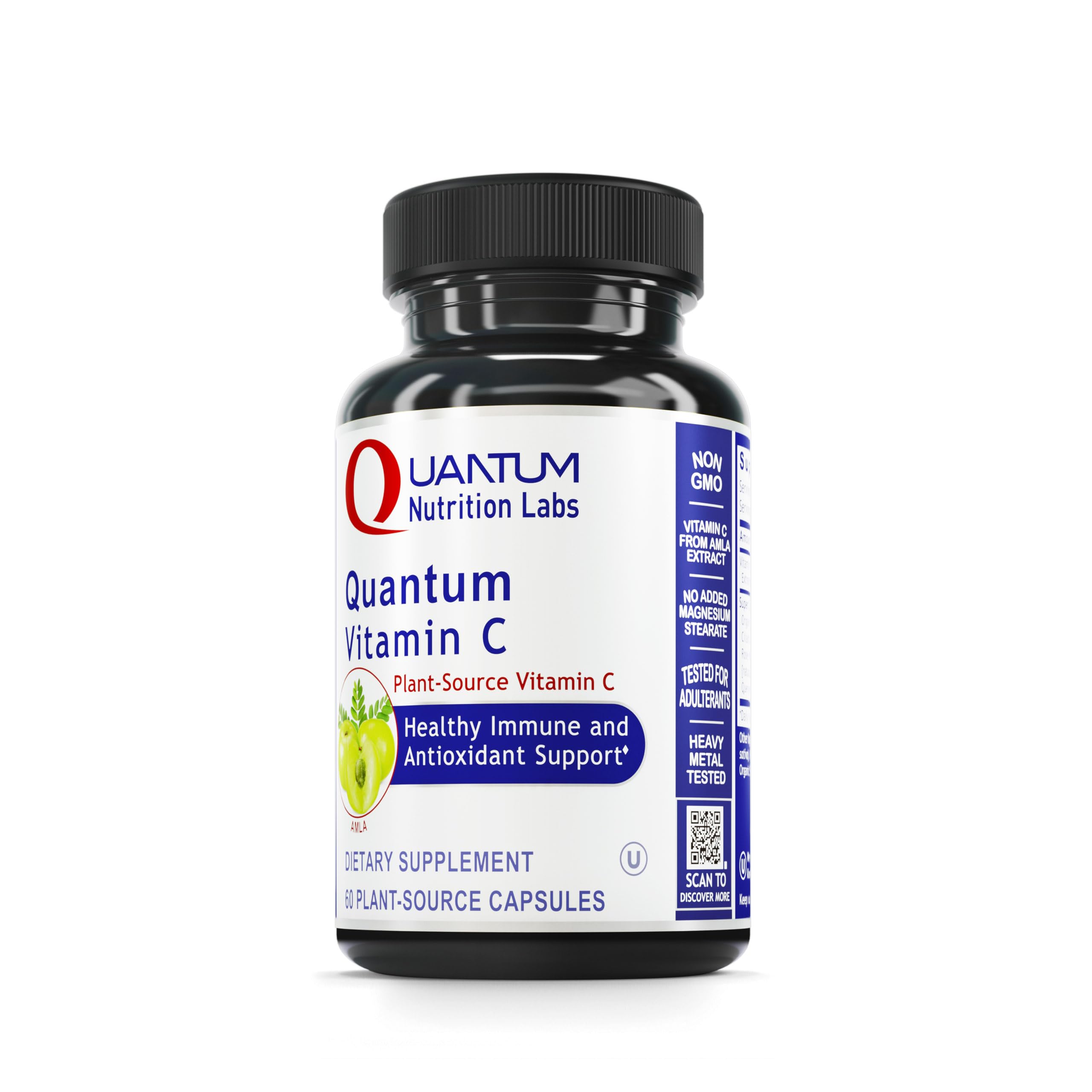 Quantum Vitamin C – Organic Whole Food Vitamin C, 60 Vegan Capsules