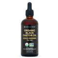 QUEEN OF THE THRONES Organic Black Castor Oil 100mL with Dropper - Hexane-Free, Extra Virgin