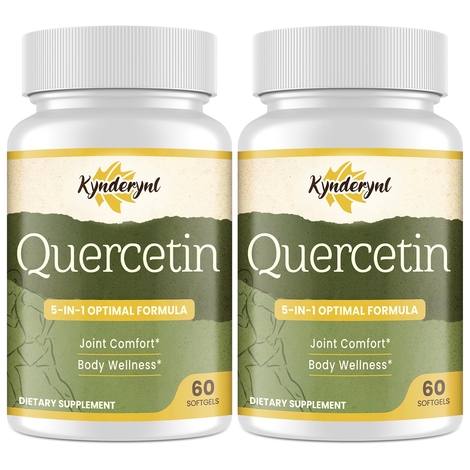 Quercetin 1000mg Softgels – Joint Health & Mobility Support (60 Vegan Softgels) – 2-Pack