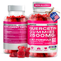 Quercetin Gummies 2500MG + Bromelain & Zinc | Immune Support | Made in USA
