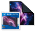 Quick Cloths Microfiber Glass Cleaning Cloths - 8x8 Cosmic, 1 Pack with Case