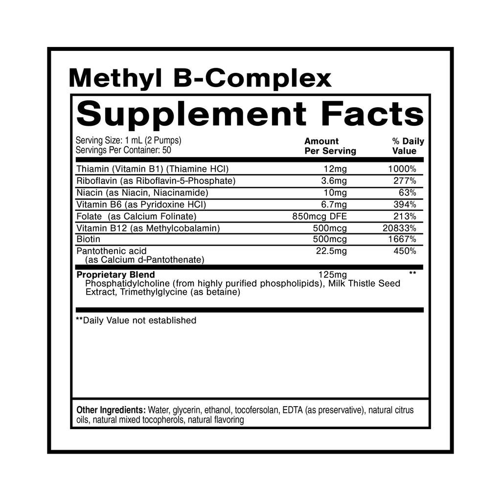 Quicksilver Scientific Methyl B Complex – Liposomal B Vitamin Liquid (50 ml)