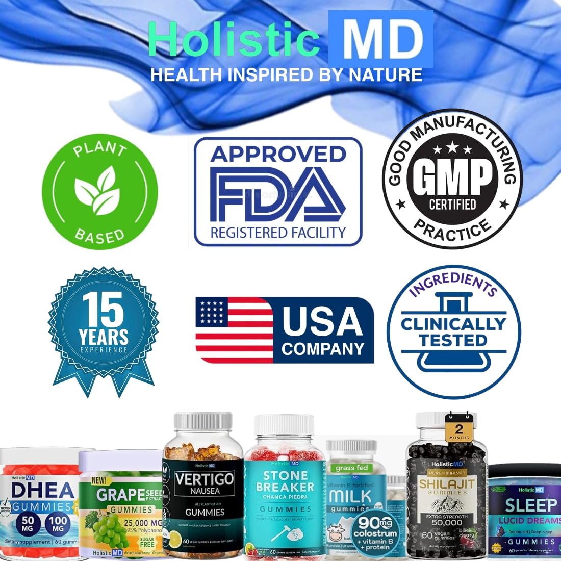 Best Quit Smoking products | Quit Vaping with 3 in 1 clinically studied Vernonia Cinerea St. John's Wort Ashwagandha | May help cut smoking | All-Natural | Sugar Free Gummies 60 counts (Berries)