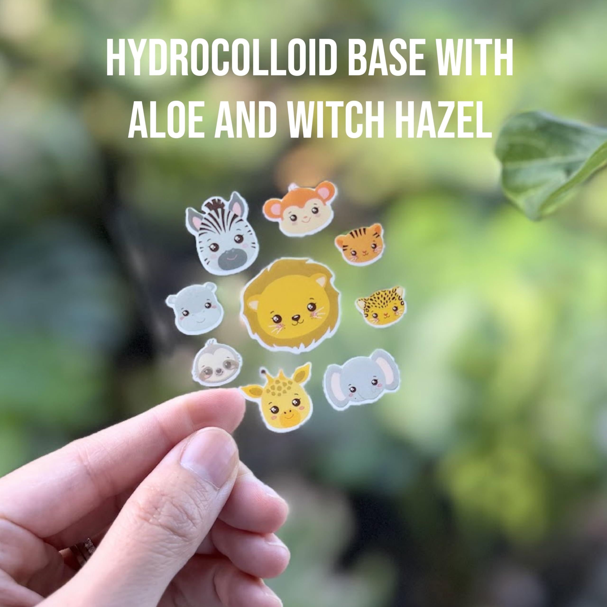Quitch Mosquito Bite Relief Patches – Safari Animals for Kids