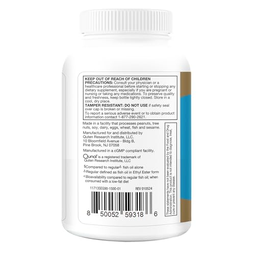Qunol Advanced Omega-3 Krill & Fish Oil Complex – 10x Better Bioavailability, 250mg EPA & DHA, 90 Count