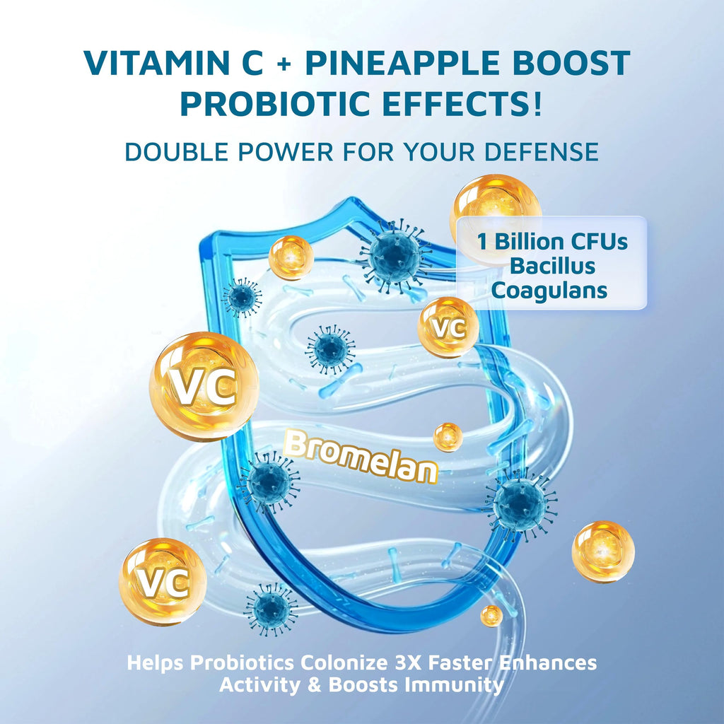 QVQ Pineapple pH Balance Gummies for Women's Health — Immune Support, Gluten-Free, Vegan Premium Feminine Balance (90 Count)