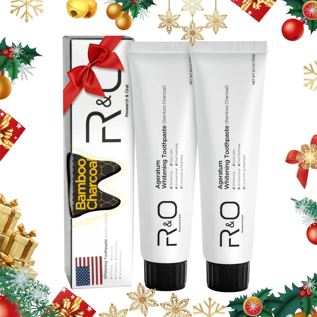R&amp;O Ageratum Whitening Toothpaste with Bamboo Charcoal - 3.53 oz