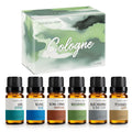 RAINBOW ABBY Cologne Oils for Men – 6 Fragrance Oils Kit for Diffuser