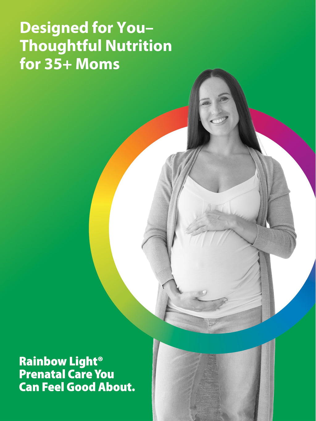 Rainbow Light 35+ Mom & Baby Multivitamin – Prenatal Vitamins, High Potency, Vegetarian, 60 Count