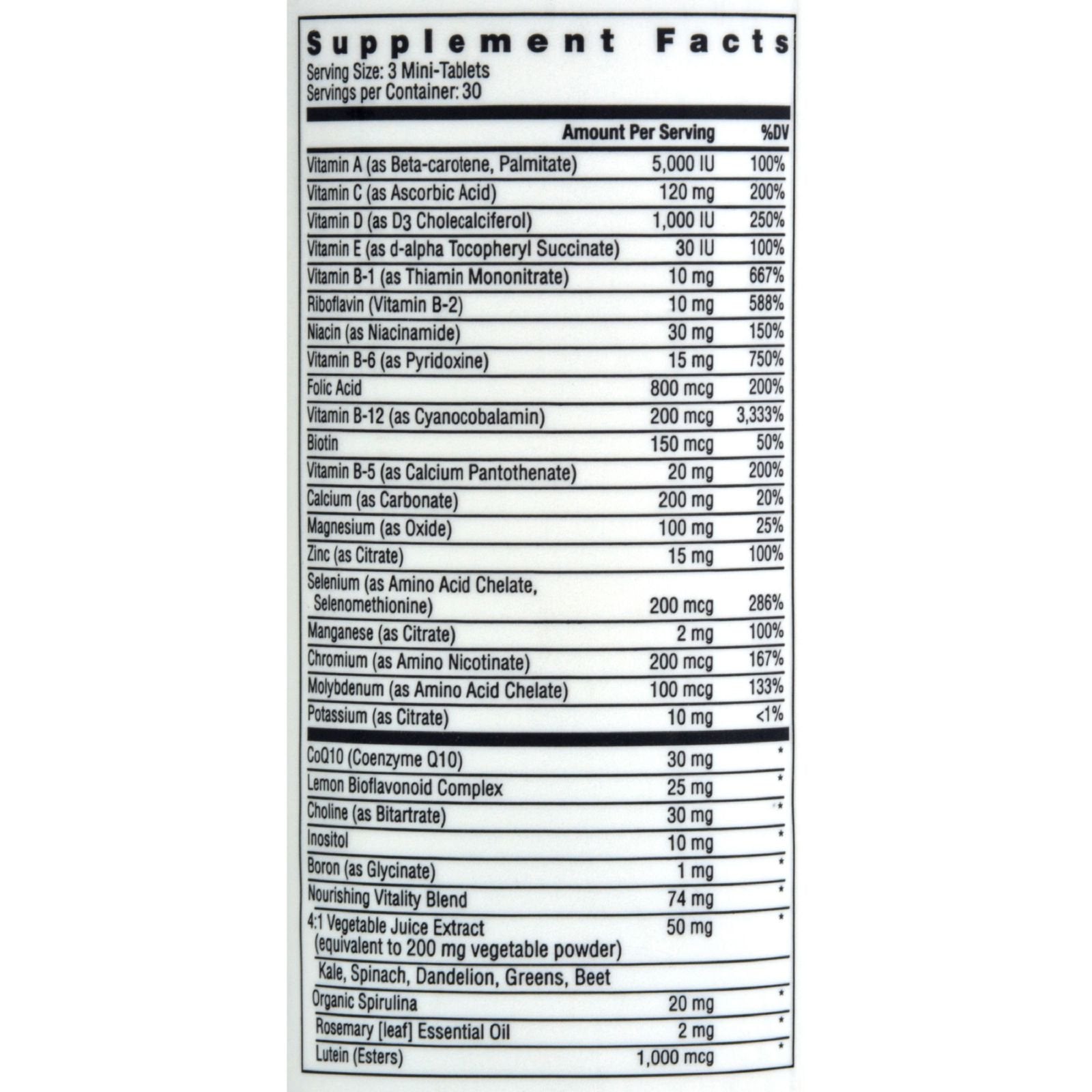 Rainbow Light Multivitamin 50+ Mini, 90 ct – Immune & Heart Health