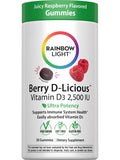 Rainbow Light Berry D-Licious 2,500 IU Vitamin D3 Gummies - Gluten-Free